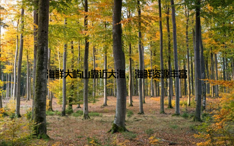 海鲜大屿山靠近大海, 海鲜资源丰富