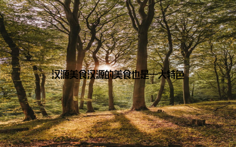 汉源美食汉源的美食也是一大特色