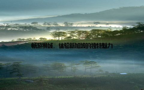 畅游狮城, 体验新加坡的独特魅力