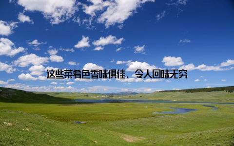 这些菜肴色香味俱佳, 令人回味无穷