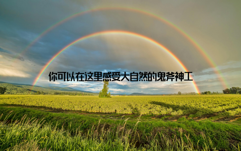 你可以在这里感受大自然的鬼斧神工