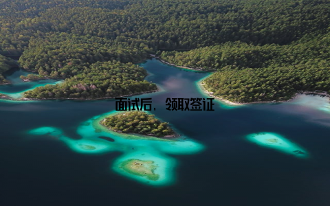 面试后, 领取签证