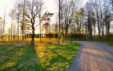 这些海鲜口感鲜美, 让人回味无穷