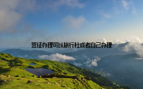 签证办理可以旅行社或者自己办理