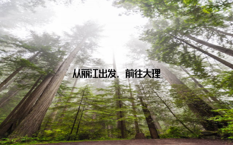 从丽江出发, 前往大理